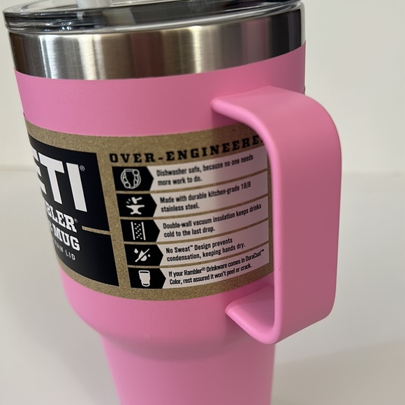 YETI Rambler 35 oz Mug with Straw Lid (Pink) - Picture 6 of 6